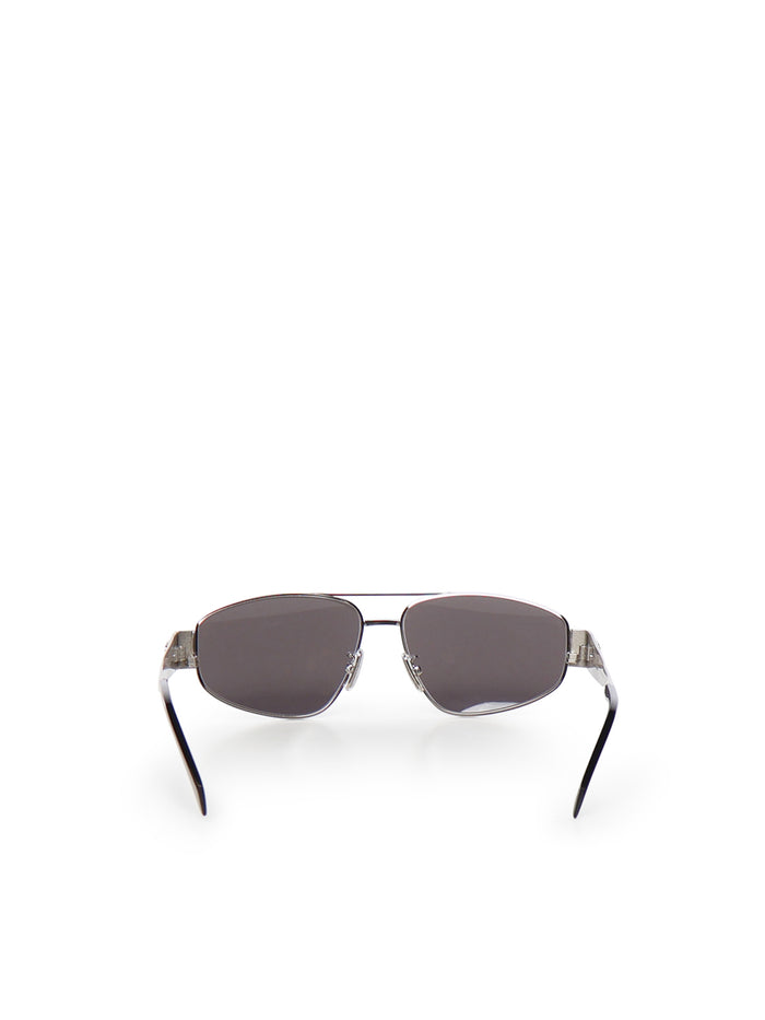 Céline Sunglasses Silver / Smoke Metal