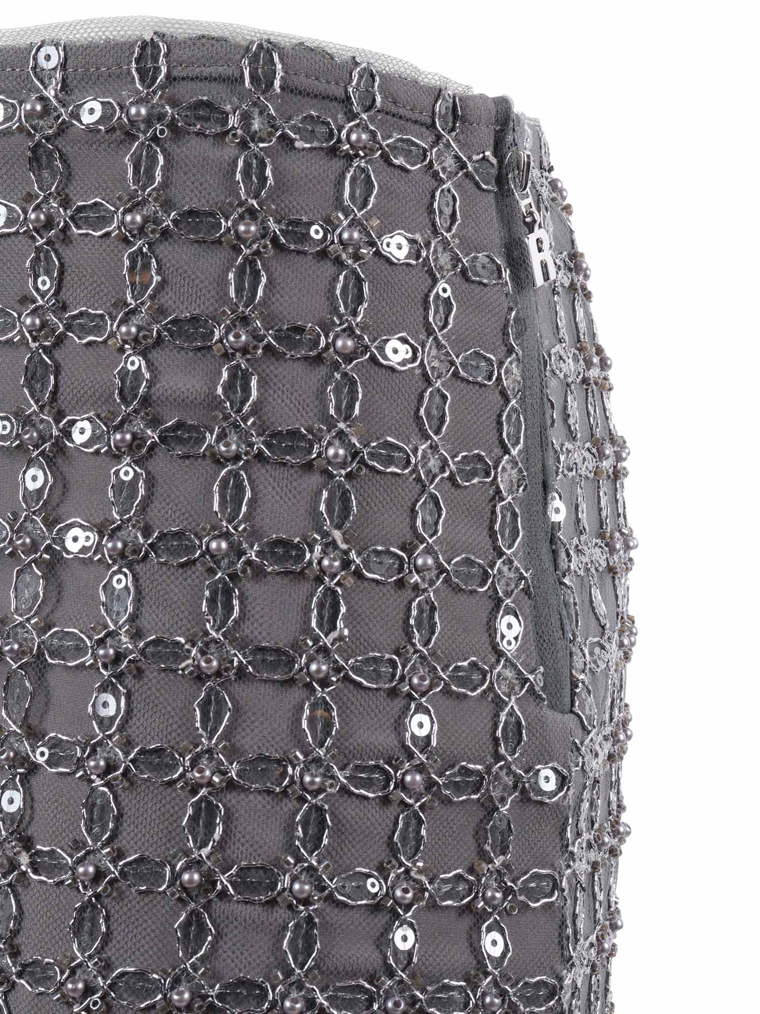 MATILDA SKIRT Grey Mini