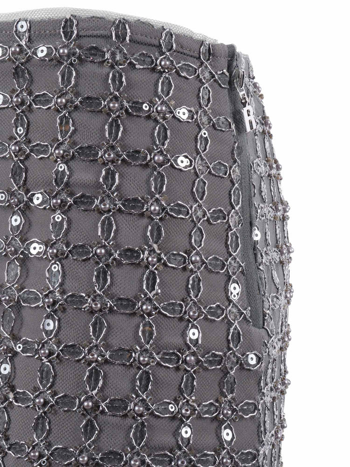 MATILDA SKIRT Grey Mini