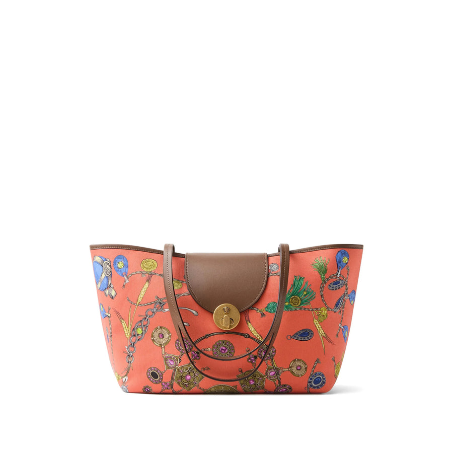 Tote Bag Vivian Red Outer: Cotton; Lining: Cotton
