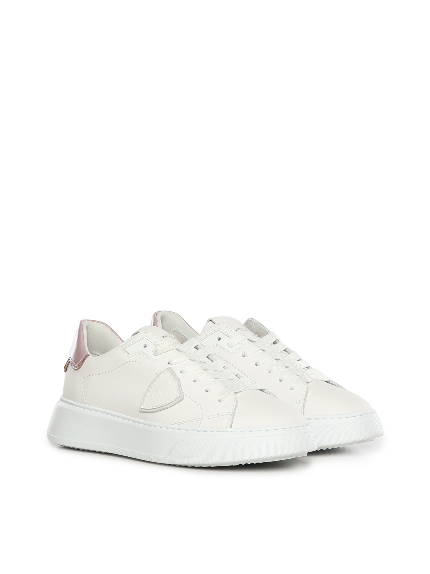 Philippe Model Sneakers White/mauve Calfskin