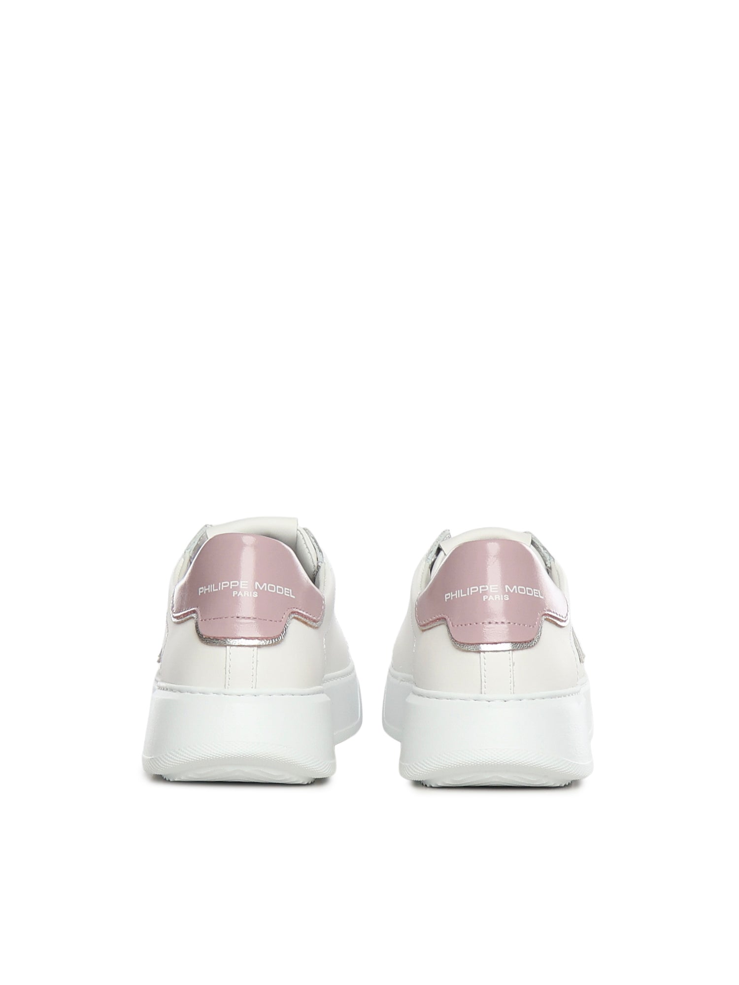 Philippe Model Sneakers White/mauve Calfskin