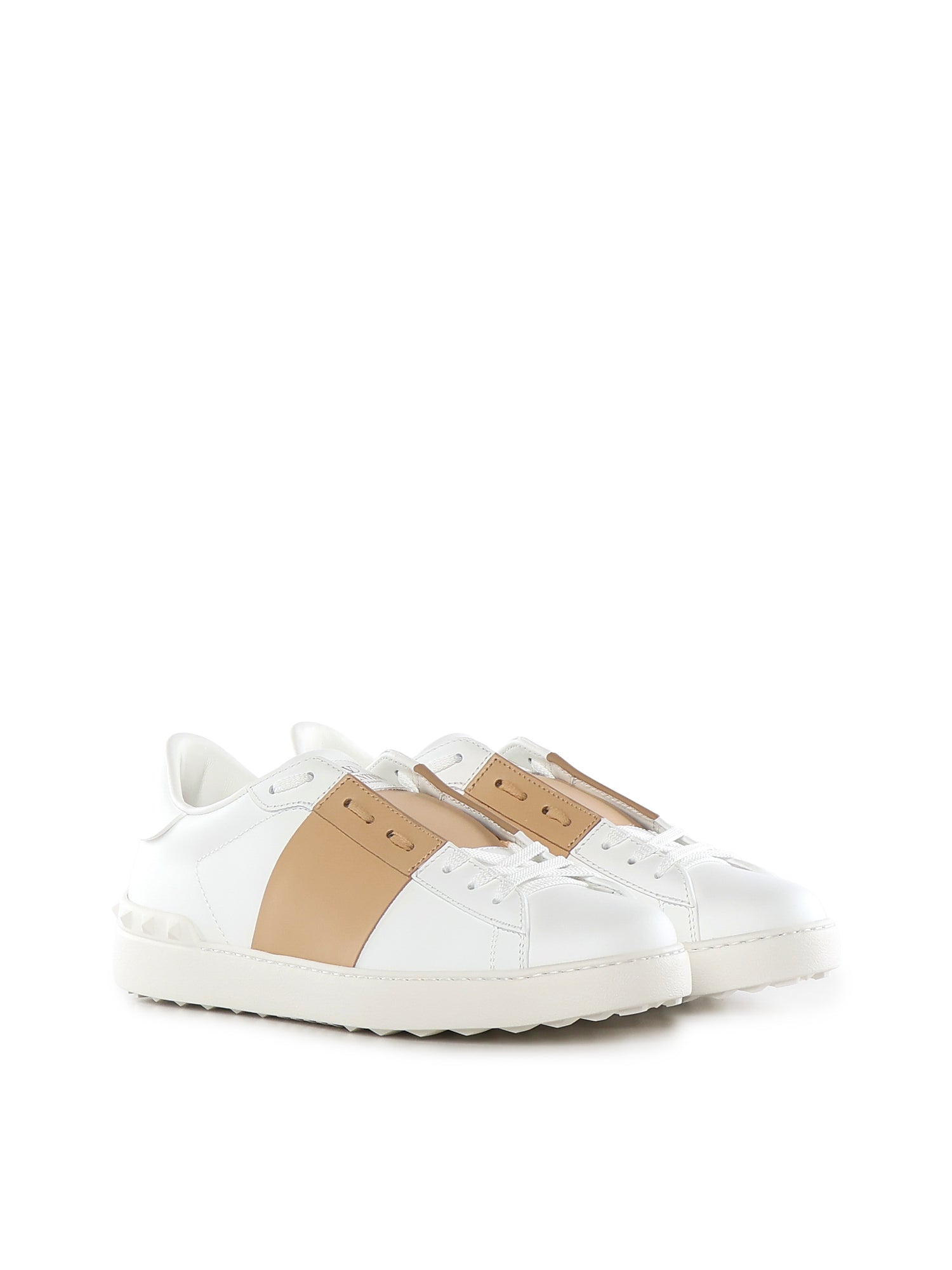 Valentino Garavani Sneakers White/beige Calfskin