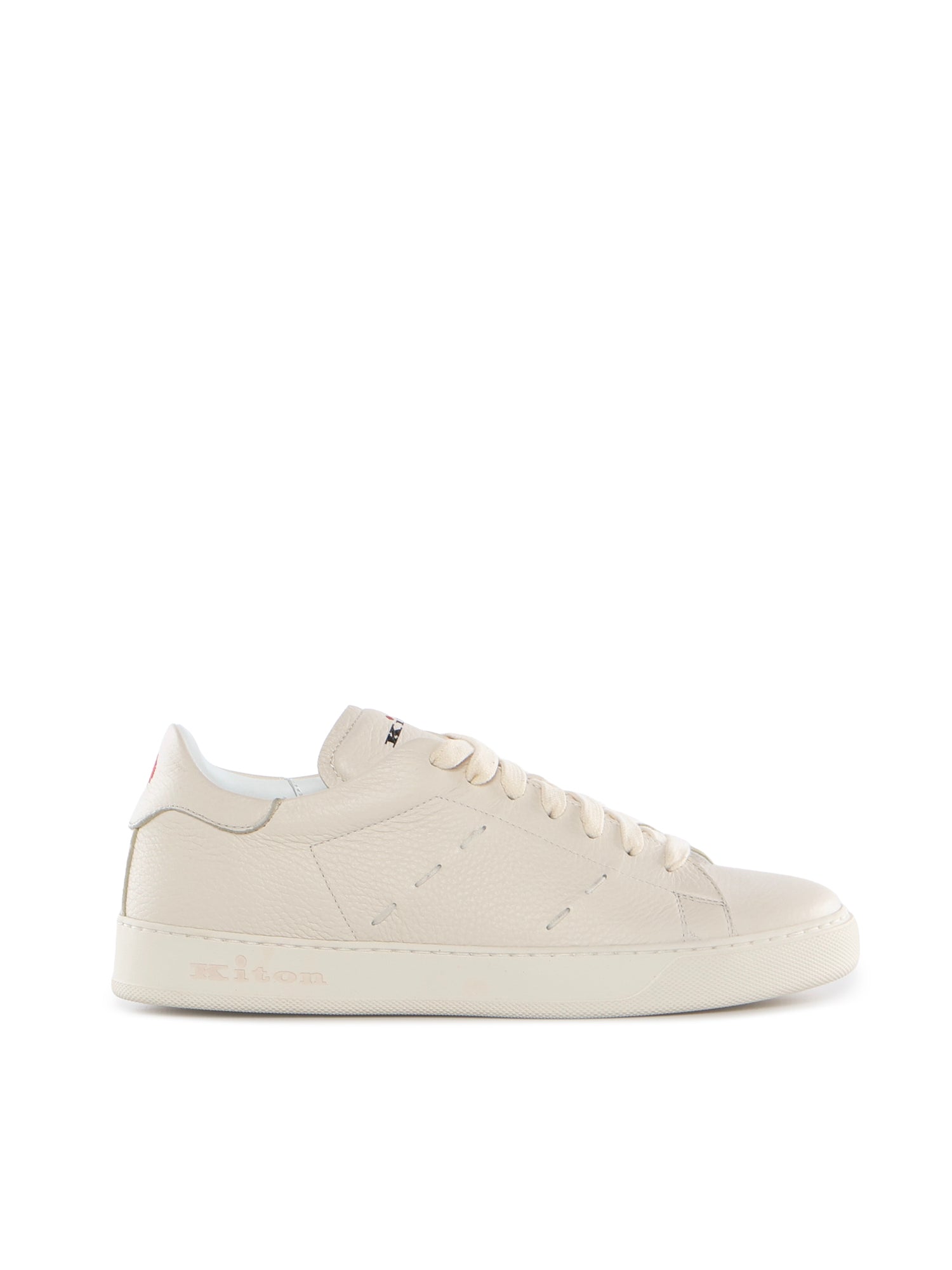 Kiton Sneakers White Calfskin