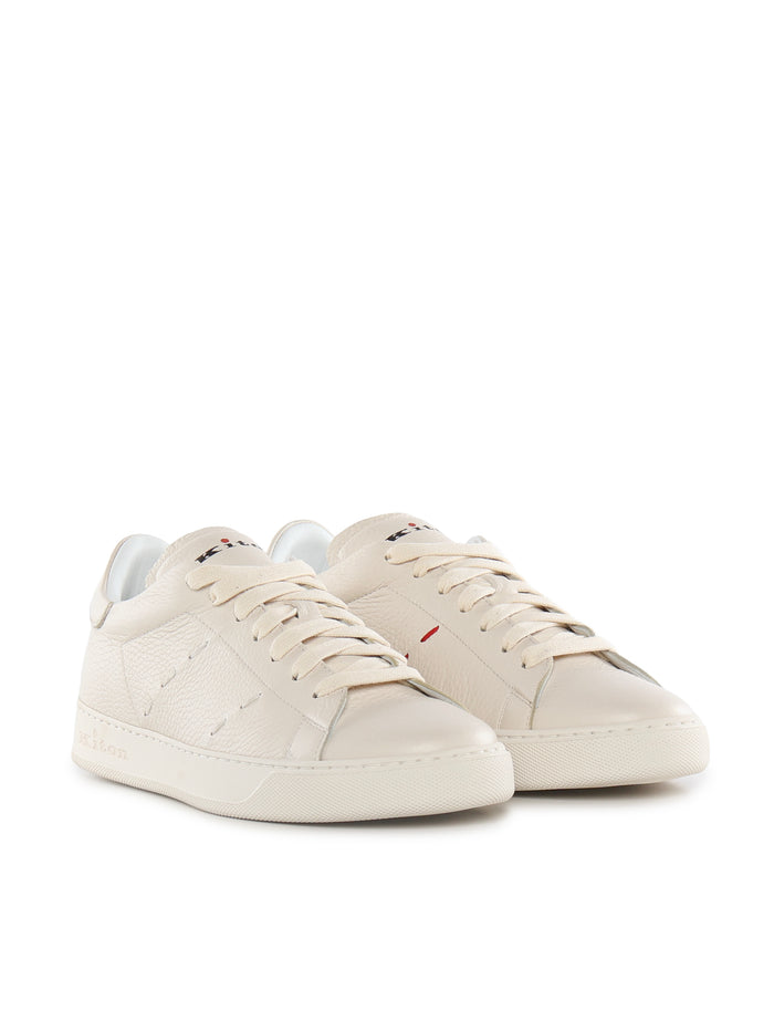 Kiton Sneakers White Calfskin