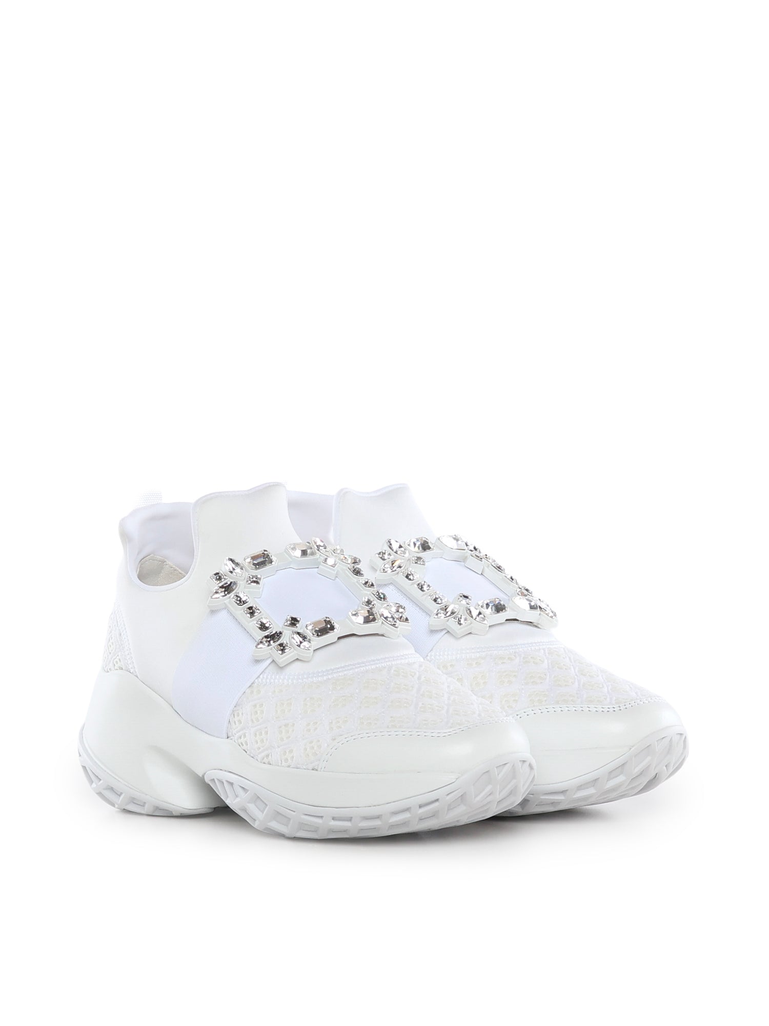Roger Vivier Sneakers White Polyester