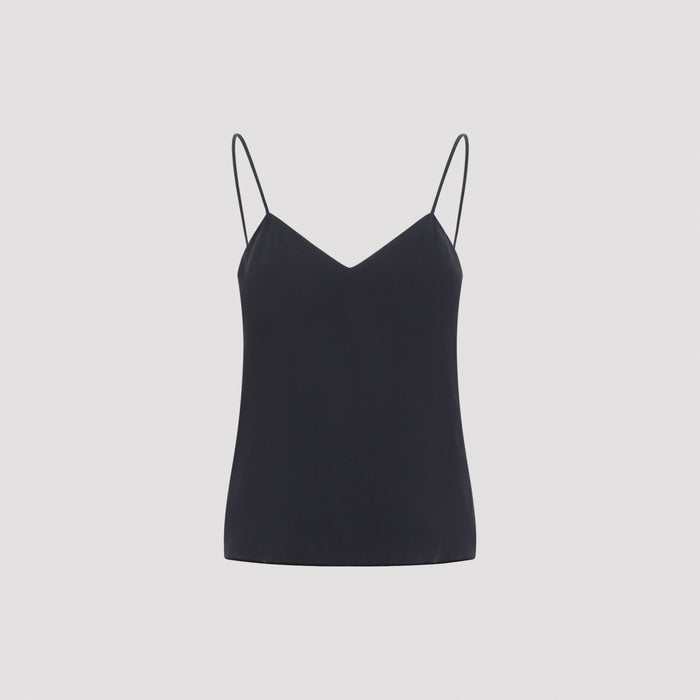 Unghia Washed Silk Tank Top Blue