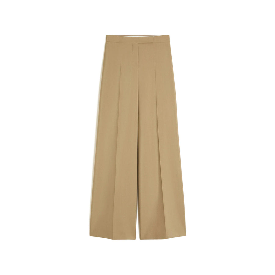 Tailored Trousers Bronte Wool And Silk Neutrals Virgin