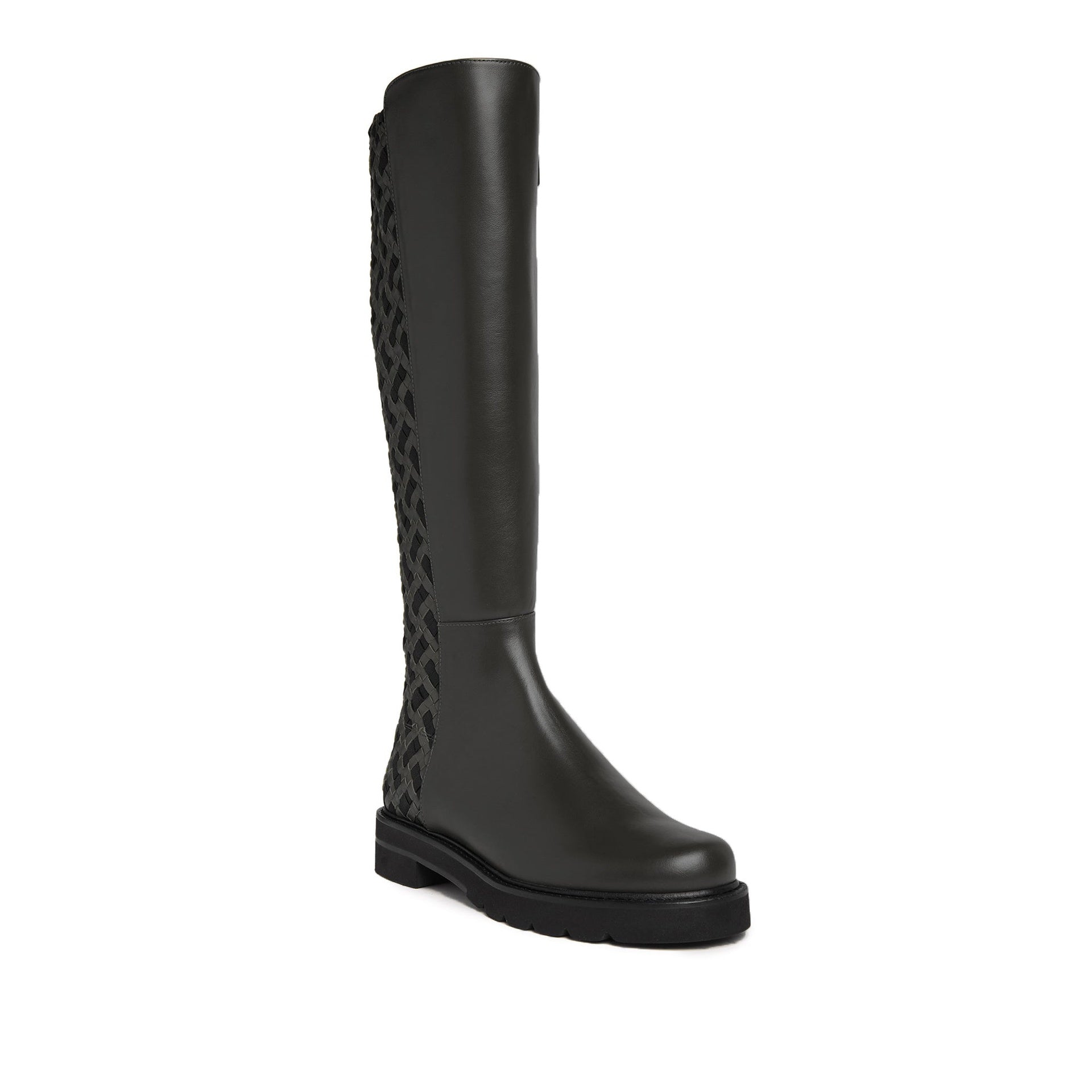 Wicka Lift Boots Black Leather
