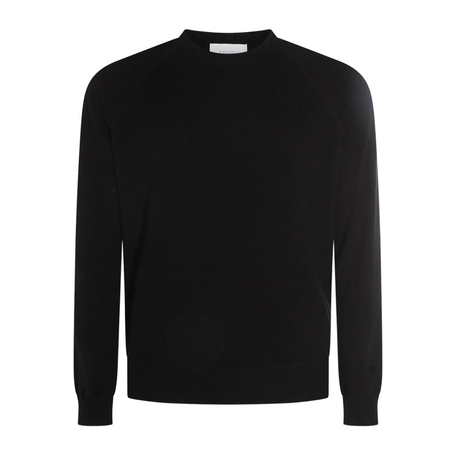 Crew Neck Cashmere Sweater Black Sweatshirts