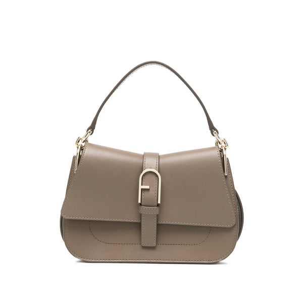 Shoulder Bag Brown Calf Leather
