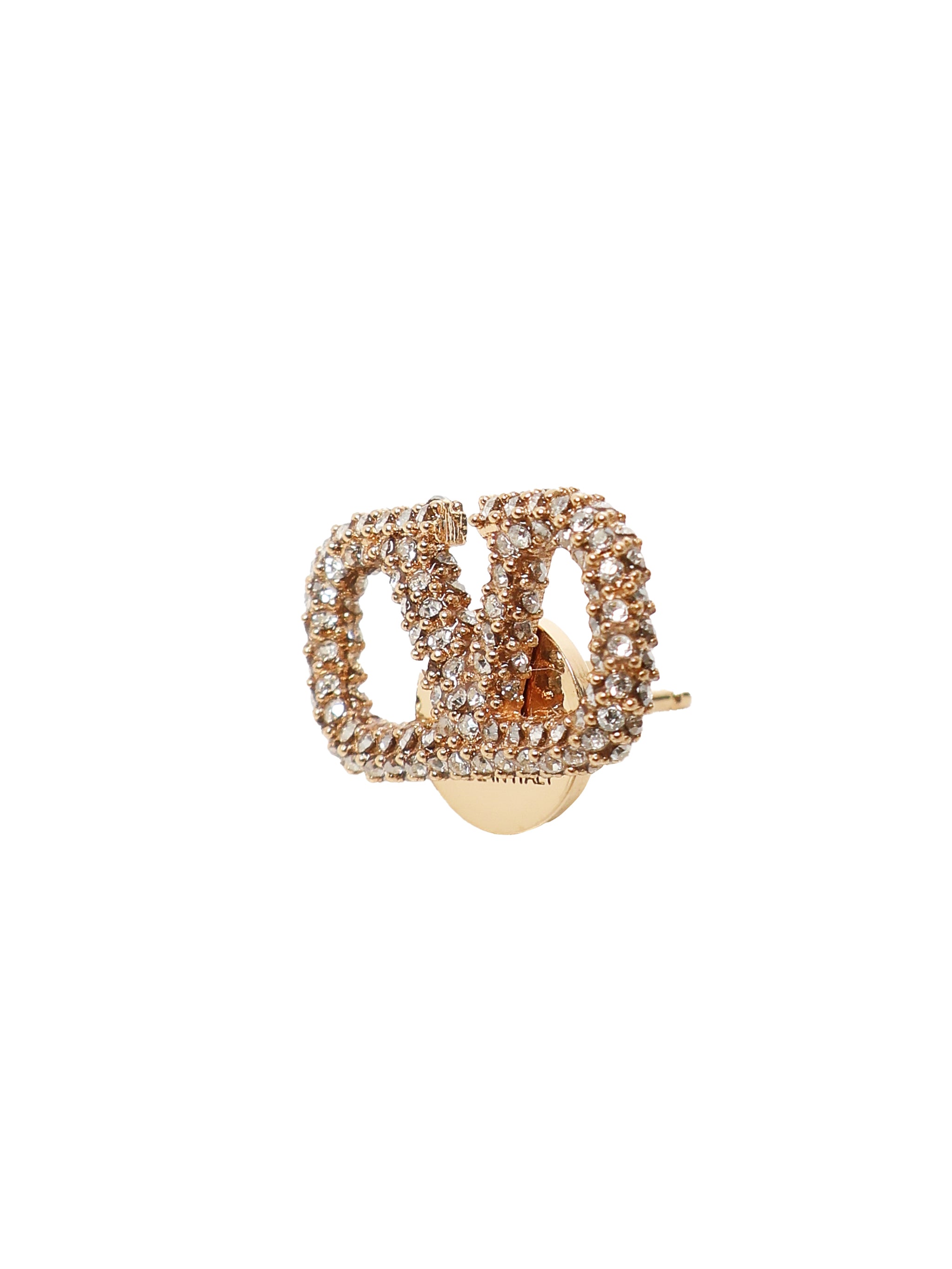 Valentino Garavani Bijoux Gold/crystal Brass