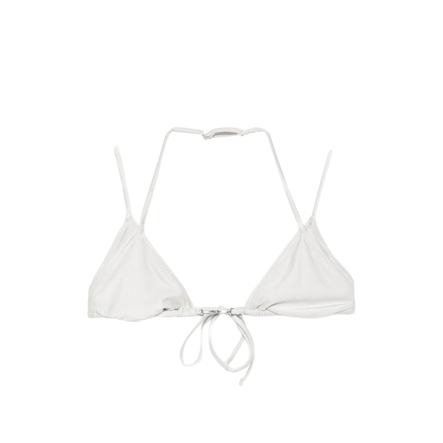 Triangle Bikini Top Silver Outer: Nylon Bikinis