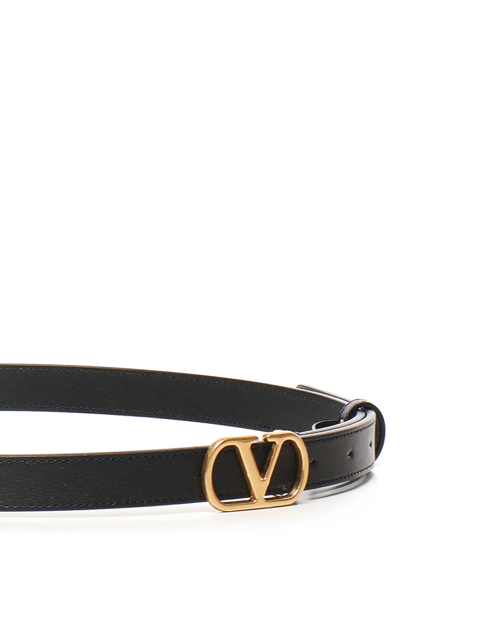 Valentino Garavani Belts Black Calfskin
