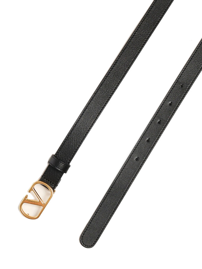 Valentino Garavani Belts Black Calfskin