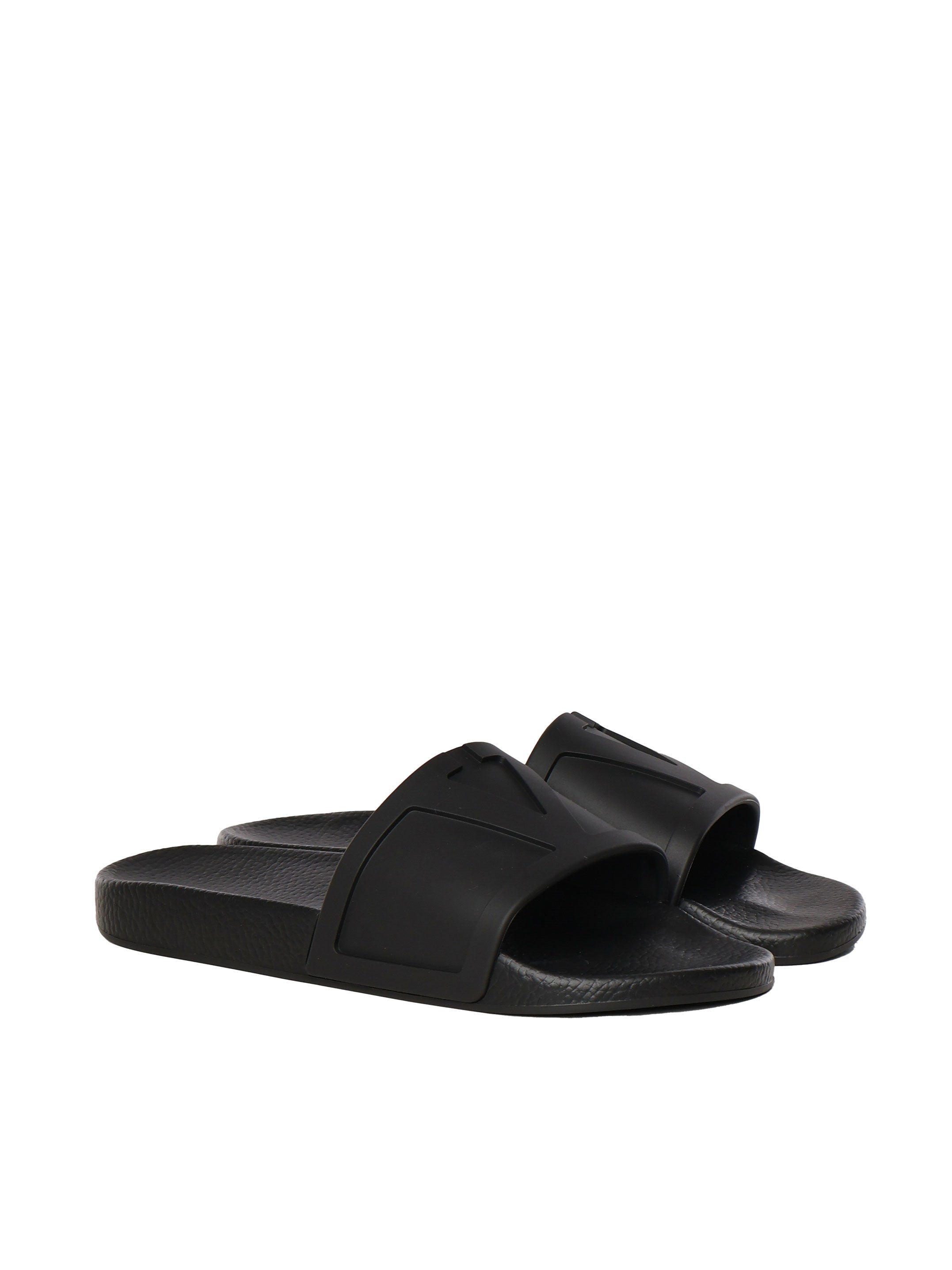 Valentino Garavani Sandals Black Rubber