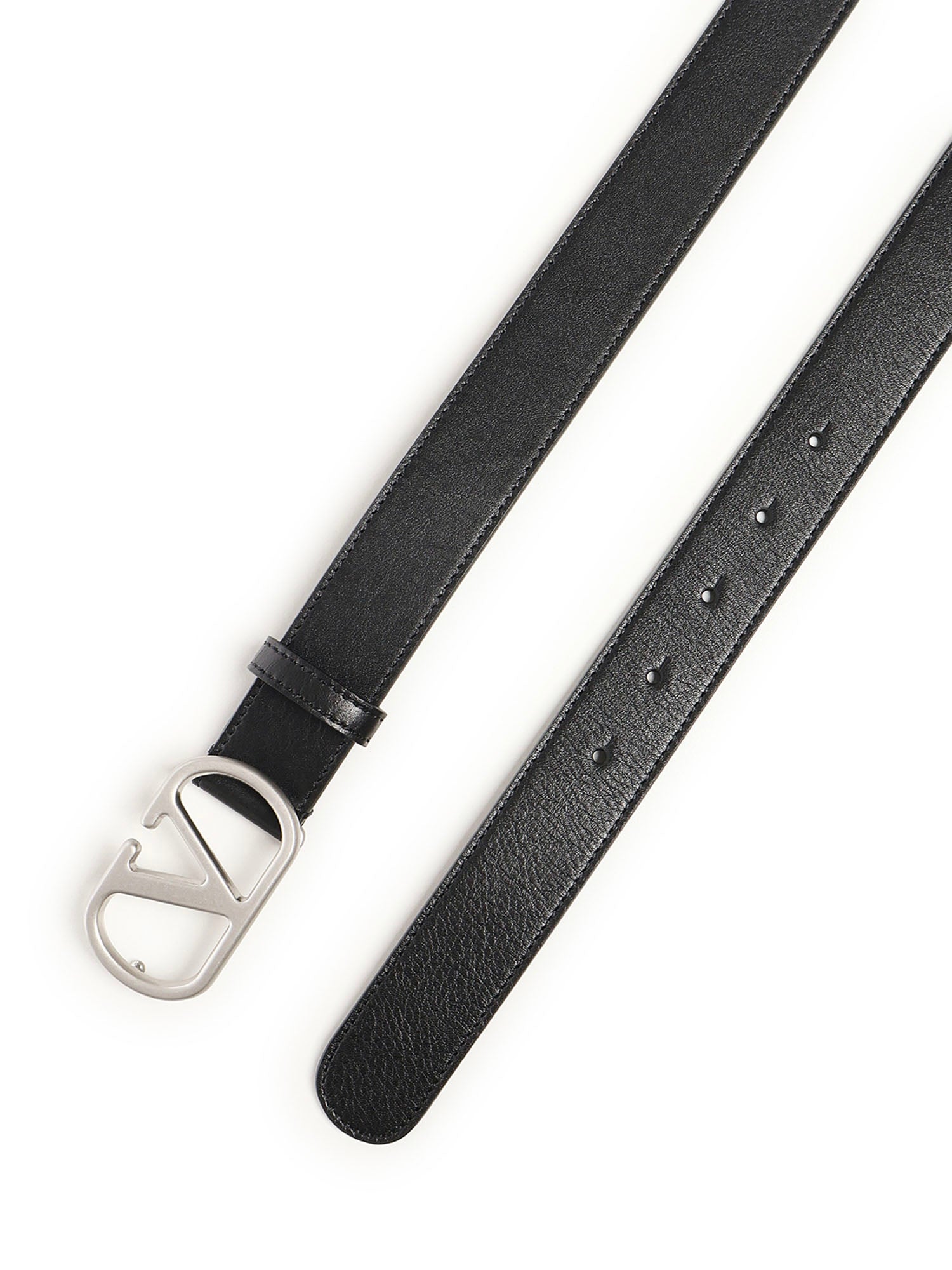 Valentino Garavani Belts Black Calfskin