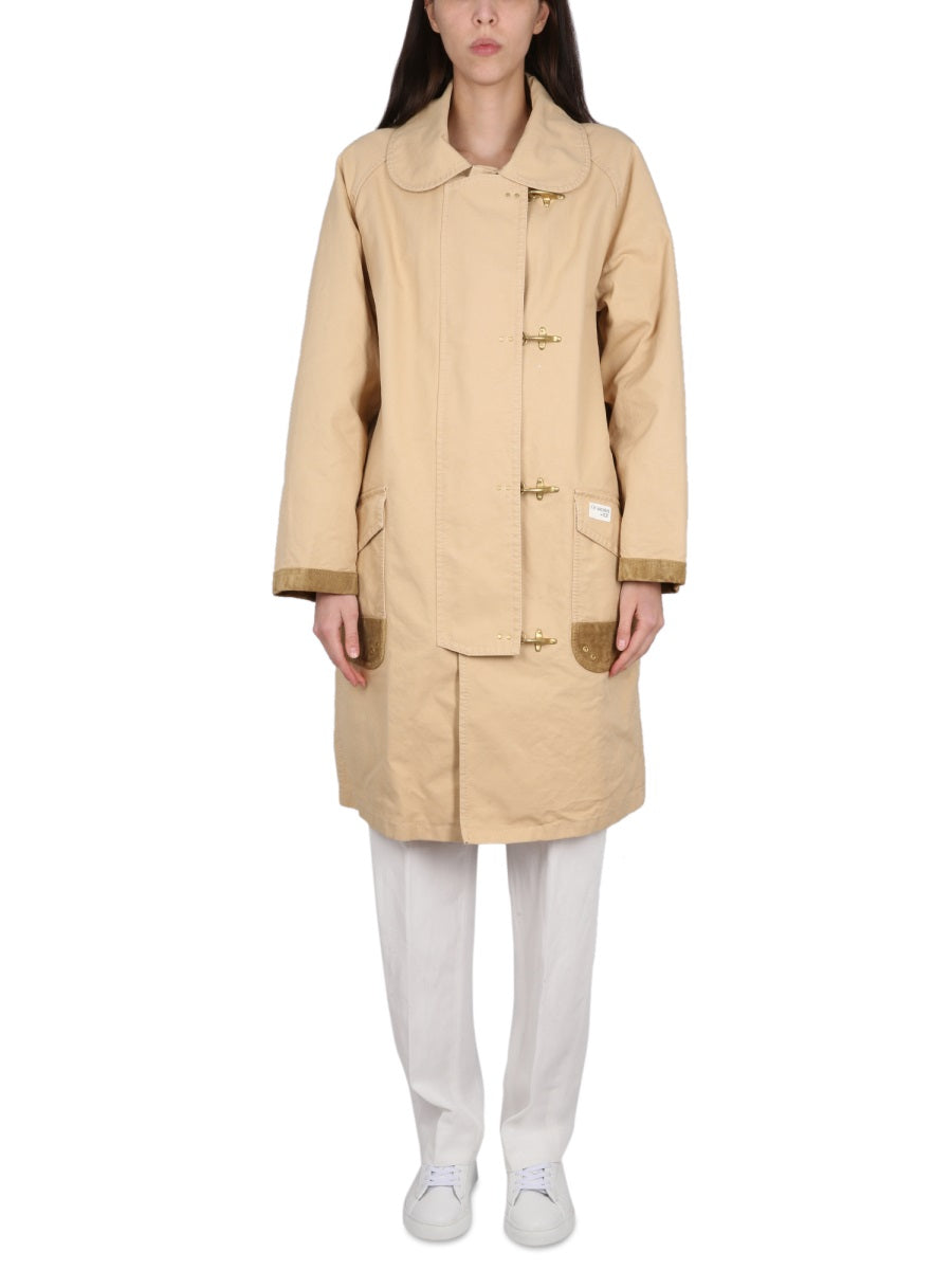 Four Hooks Coat Beige Cotton Trench & Raincoats