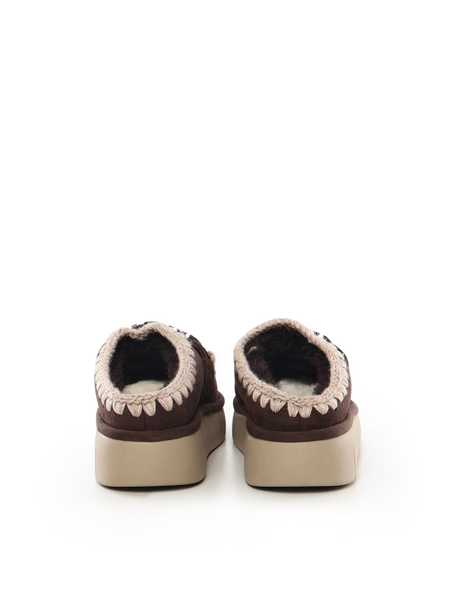 Mou Sandals Mocha Sheepskin