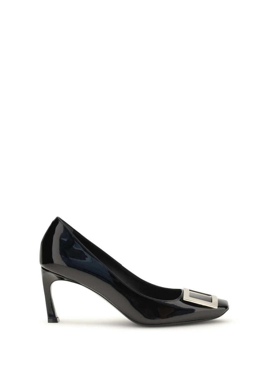 Pumps Trompette Black Patent Leather Calf (bos Taurus)