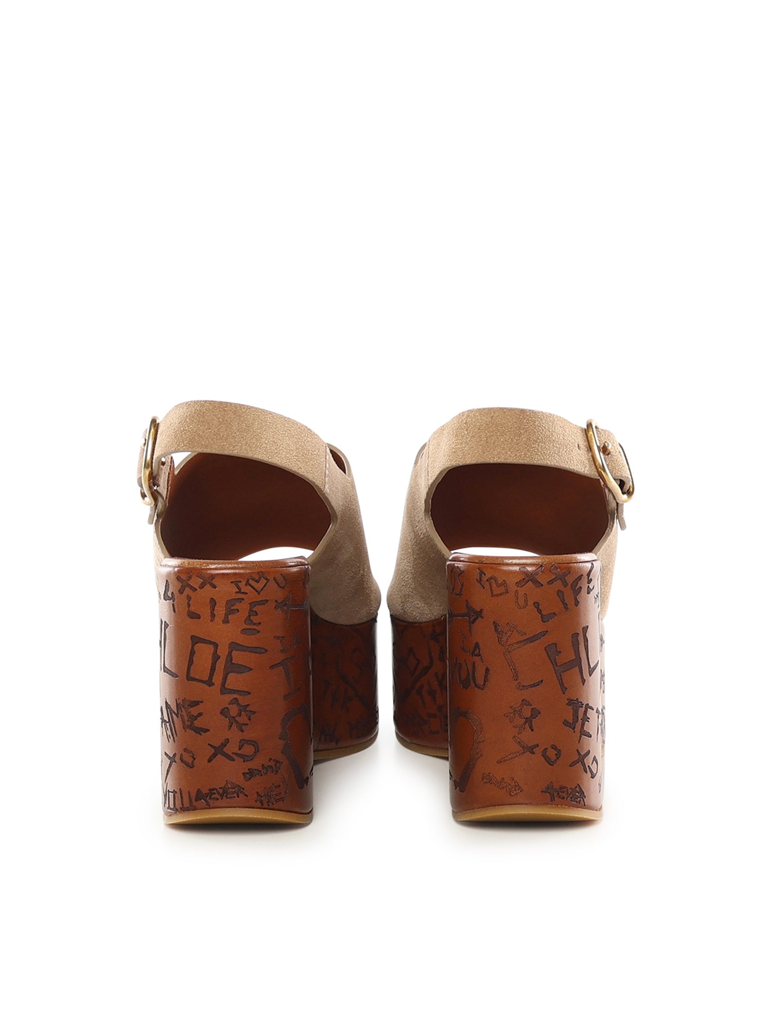 Chloè Sandals Desert Sand Calfskin