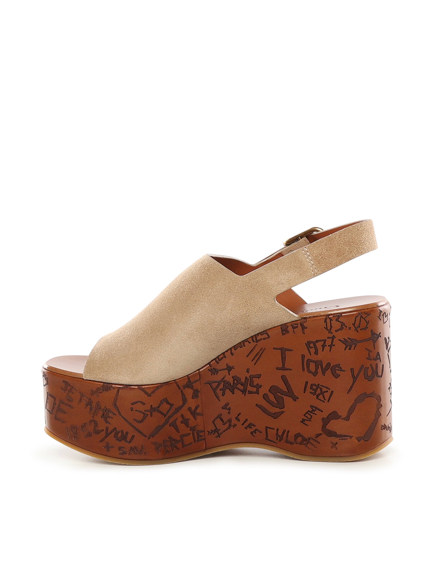 Chloè Sandals Desert Sand Calfskin