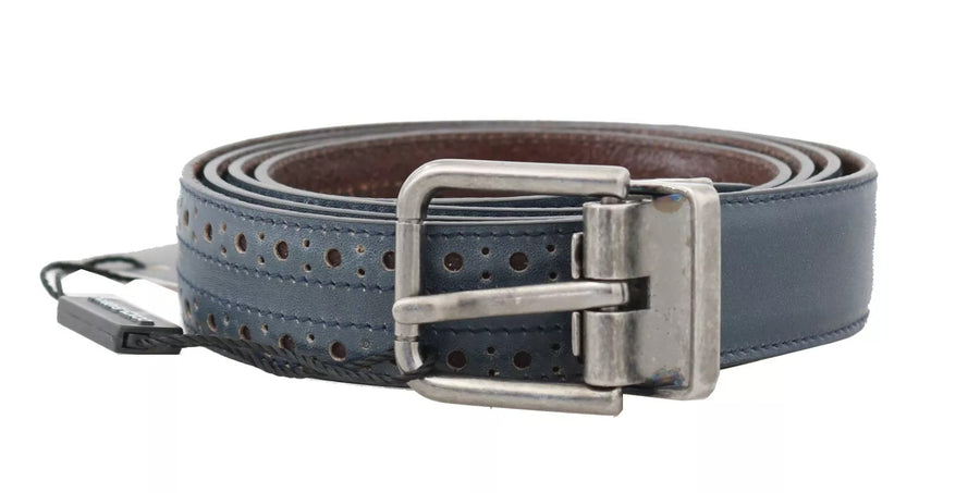 Dolce & Gabbana 100% Leather belt in blue