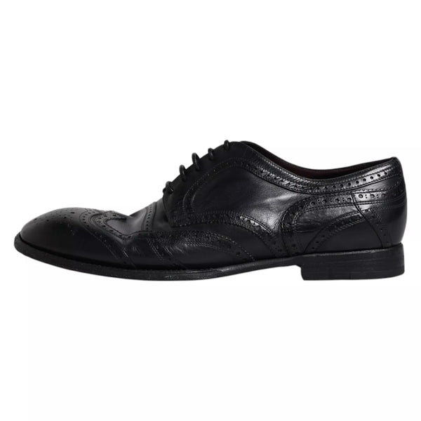 Dolce & Gabbana 100% Calfskin Leather derby in black
