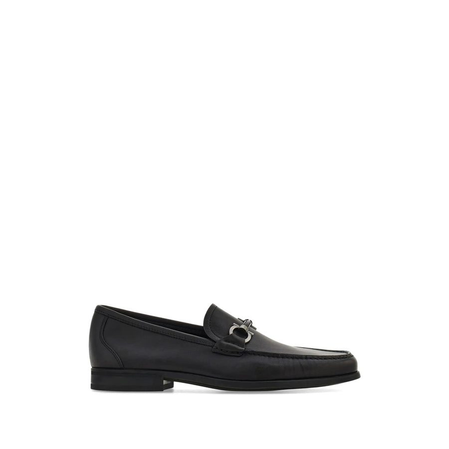 Loafers Gancini Bit Black Calfskin