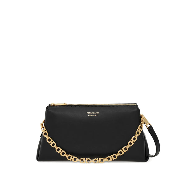 Crossbody Bag Calfskin Black Satchels & Cross Body