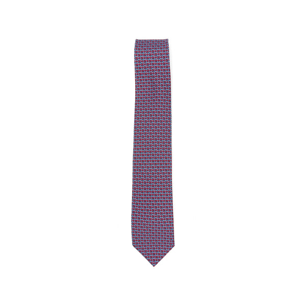 Tie Gancini Silk Blue-Red Blue/red Ties & Bow