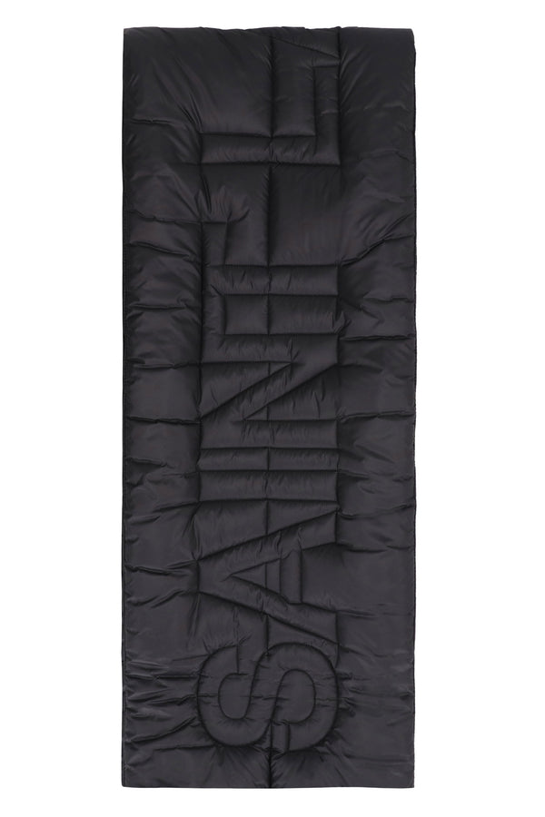 Padded Nylon Scarf Black Polyamide