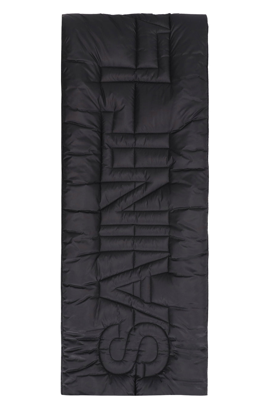 Padded Nylon Scarf Black Polyamide