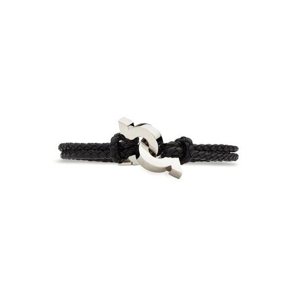 Bracelet Braided Calfskin Black Calfskin: ; Brass: Bracelets