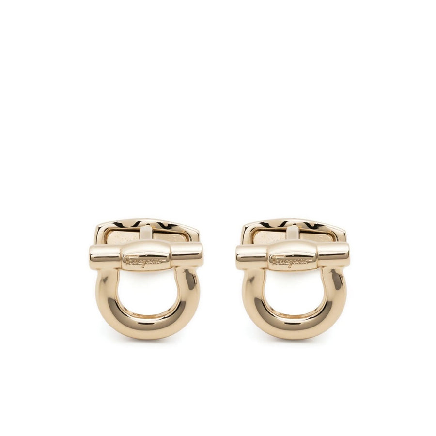Cufflinks Gancini Gold-Tone Brass