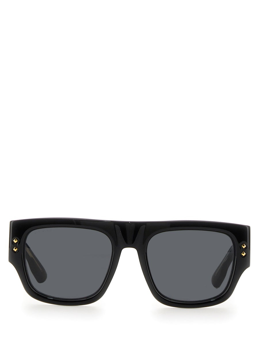 Sunglasses Square Black Acetate