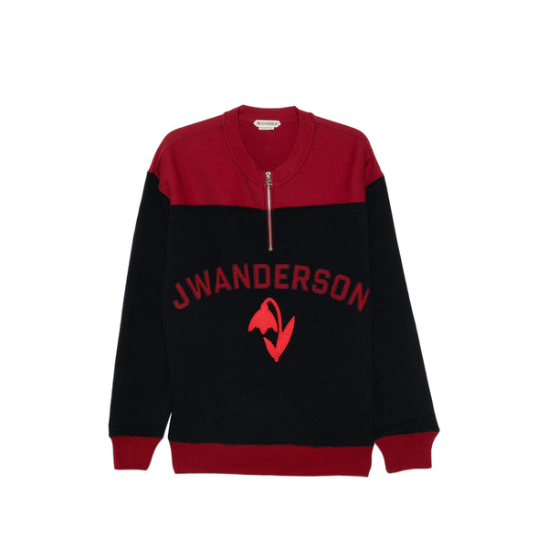 Sweatshirt Blue-Red Blue/red Cotton Sweater