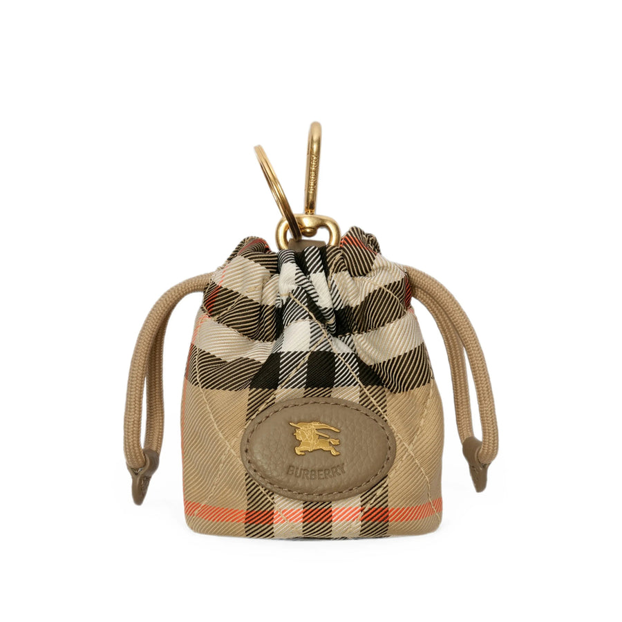 Horseshoe Check Pouch Keyring Neutrals Polyamide Bag Accessories