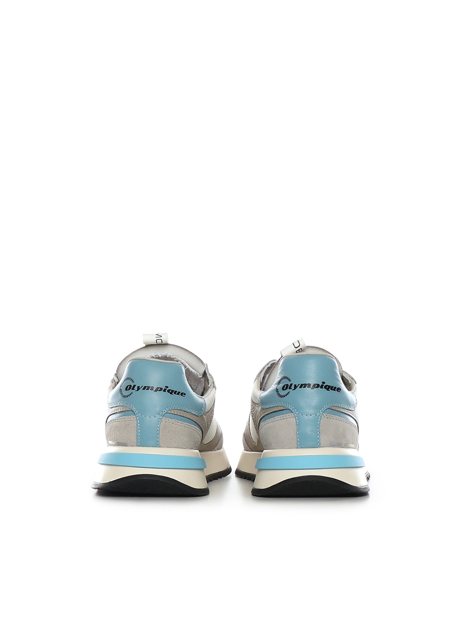 Philippe Model Sneakers Grey, White, Light Blue Calfskin
