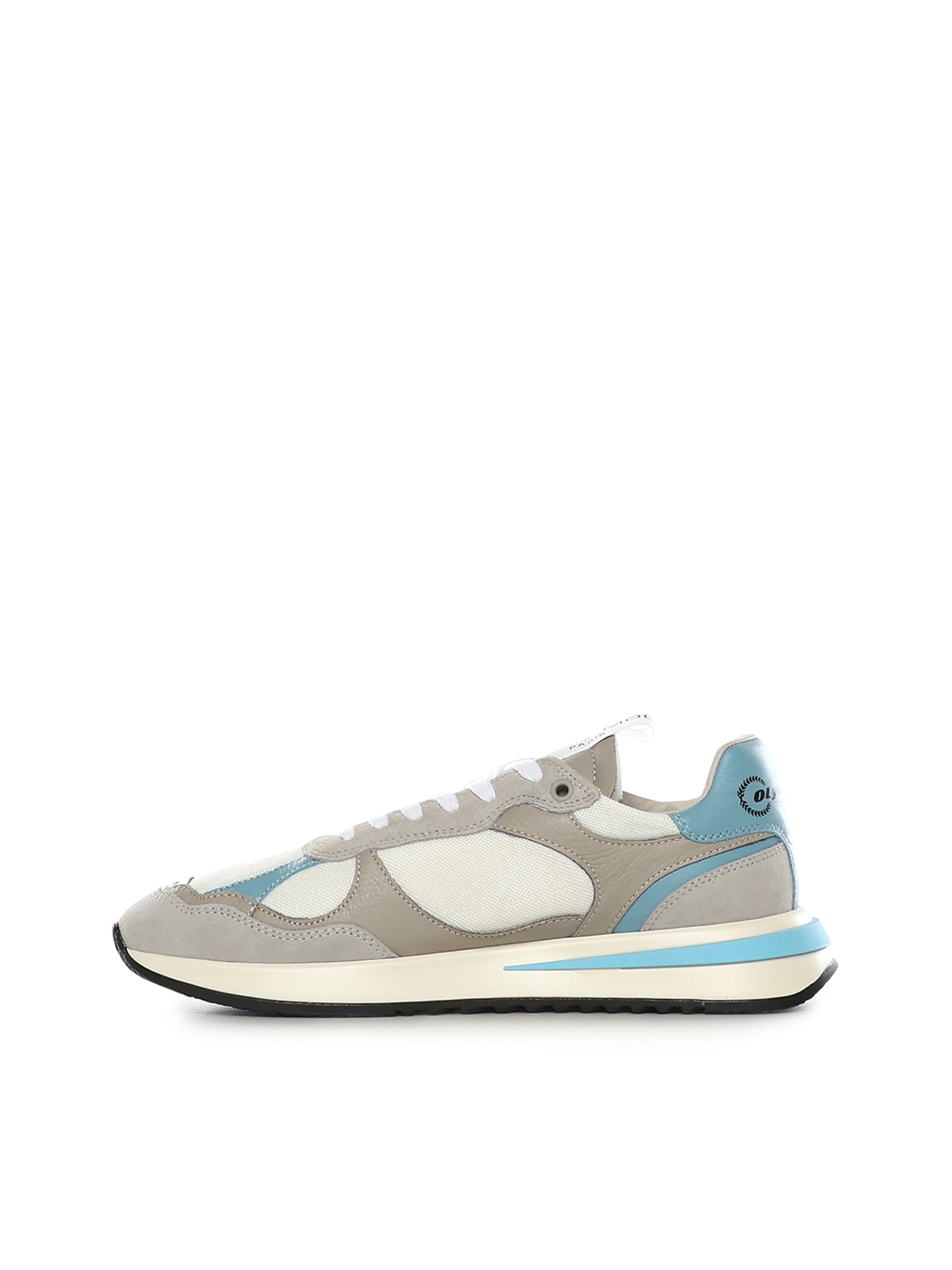 Philippe Model Sneakers Grey, White, Light Blue Calfskin