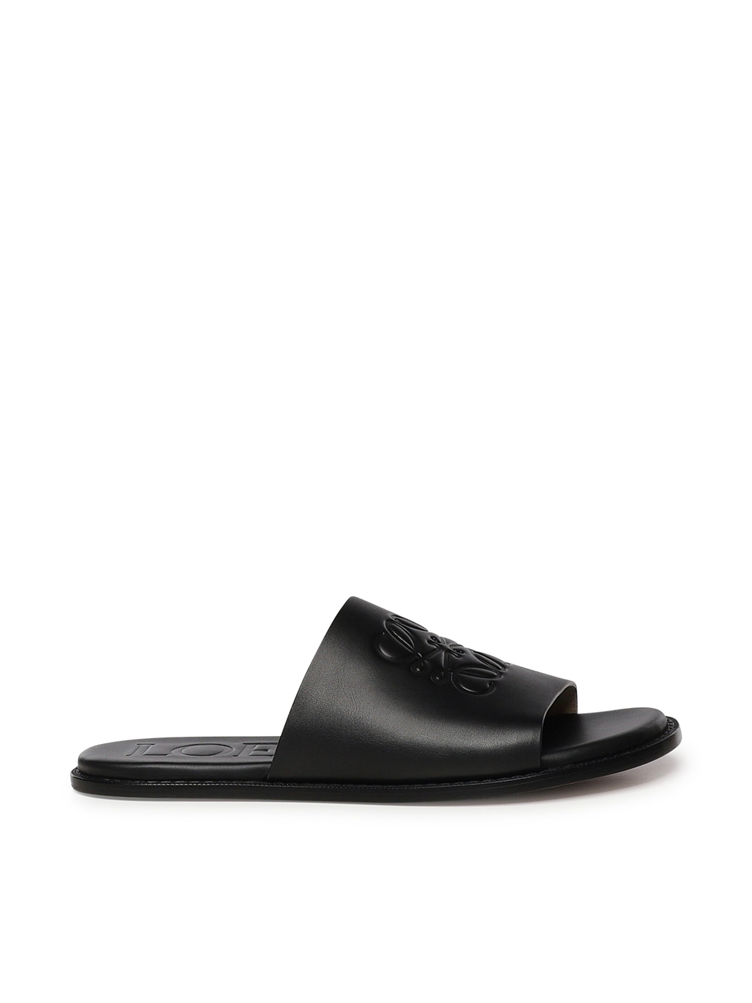 Loewe Sandals Black Calfskin