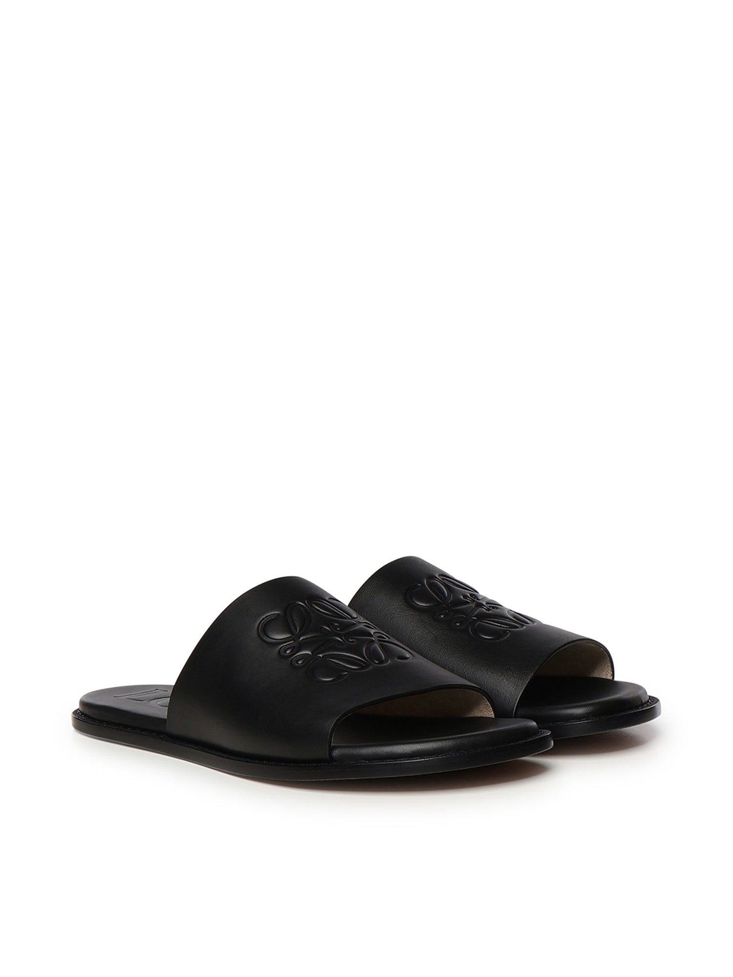 Loewe Sandals Black Calfskin