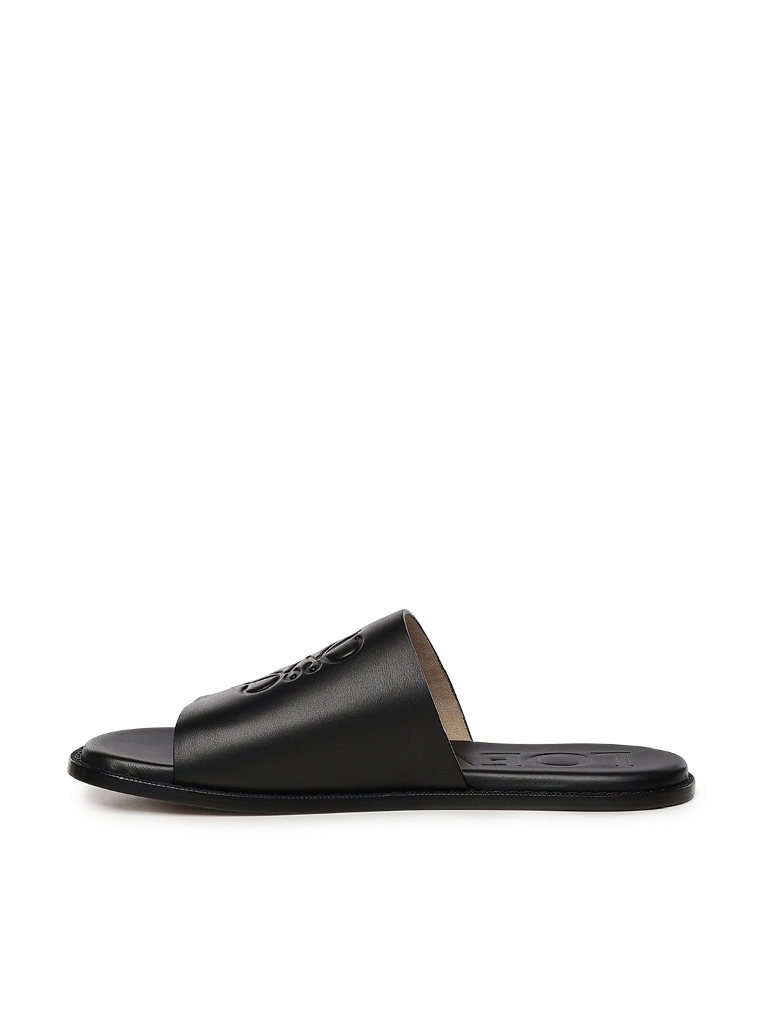 Loewe Sandals Black Calfskin