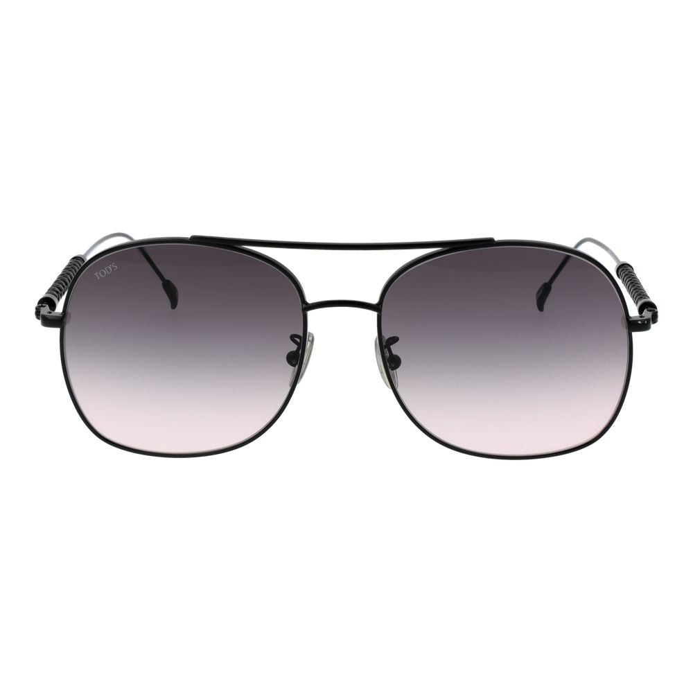 Tod's TO-1061102 Metal frame sunglasses in black — view 2