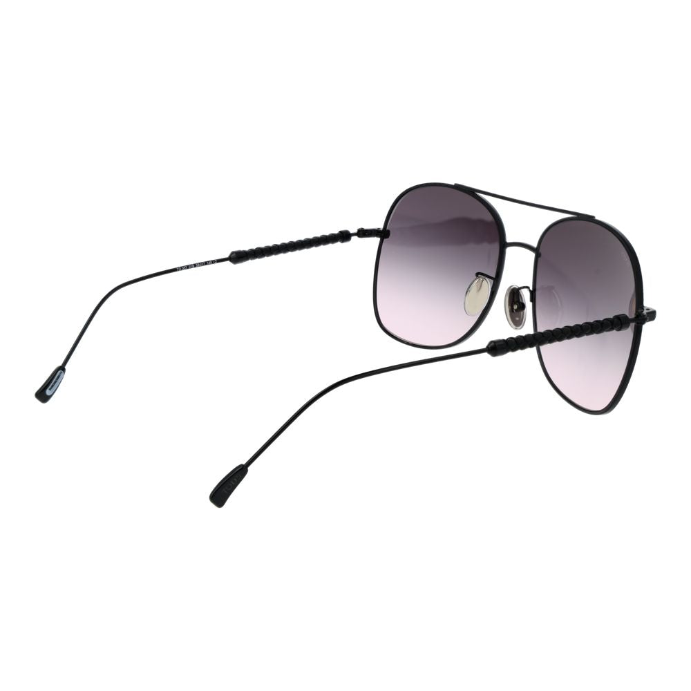 Tod's TO-1061102 Metal frame sunglasses in black — view 3