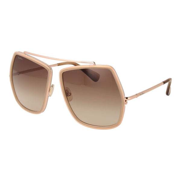 Max Mara MA-1062243 Metal frame sunglasses in beige