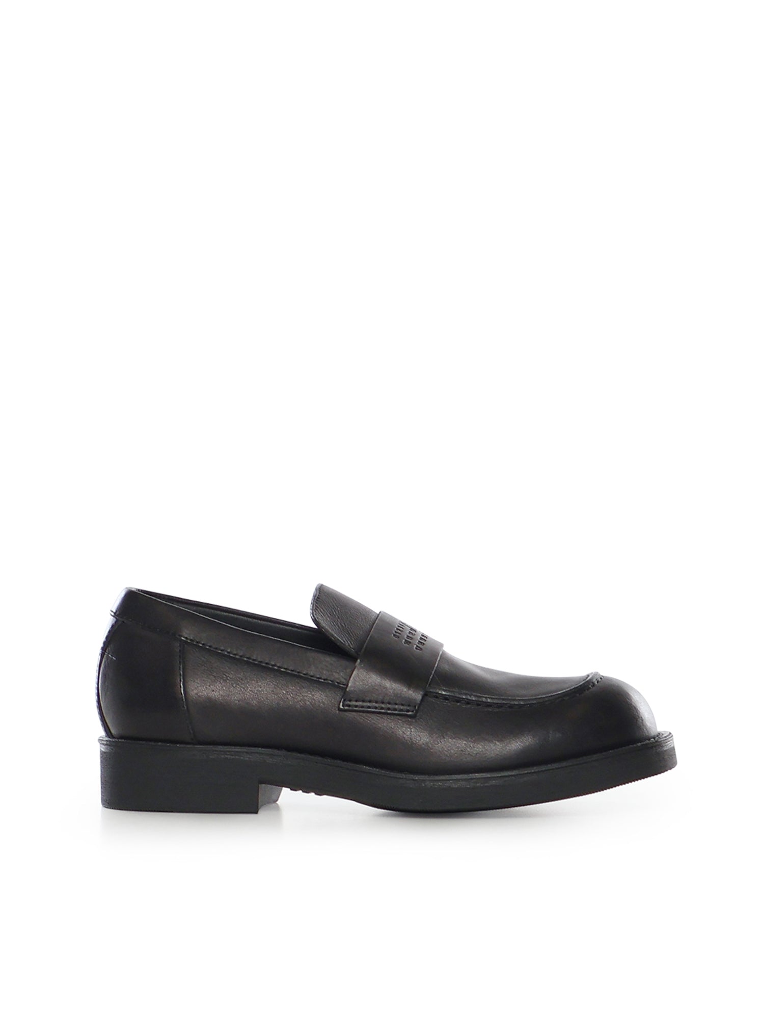 MM6 Maison Margiela Flat shoes Black Calfskin