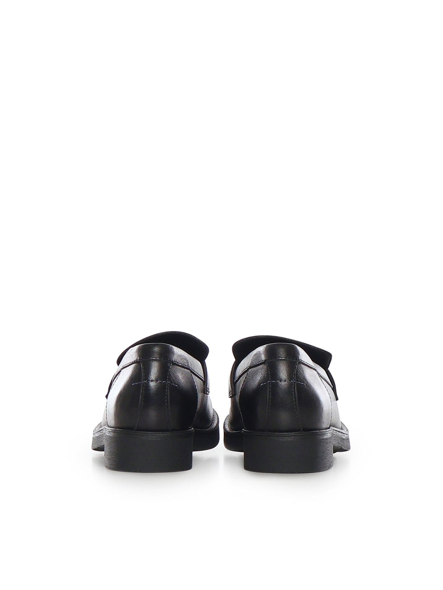 MM6 Maison Margiela Flat shoes Black Calfskin