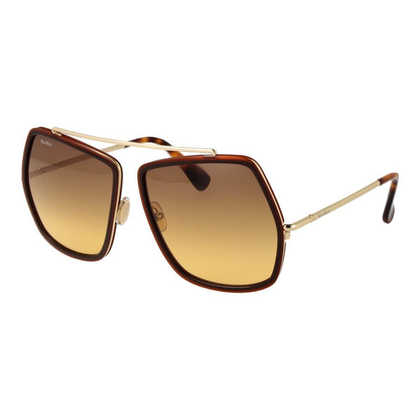 Max Mara MA-1062249 Metal frame sunglasses in brown