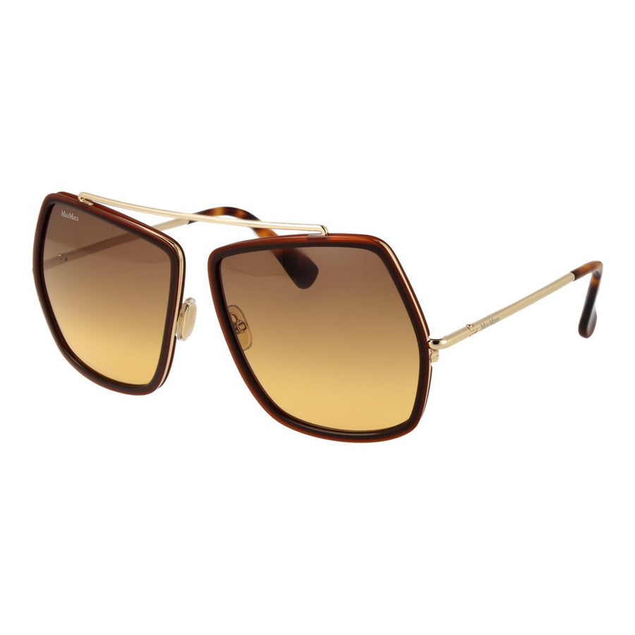 Max Mara MA-1062249 Metal frame sunglasses in brown